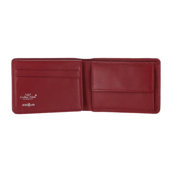 Golden Head Polo Porte-monnaie Protection RFID Cuir véritable 11 cm