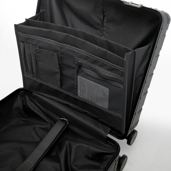 Alumaxx Trolley pilote Gravity 4 roues en Aluminium, 44 cm, avec compartiment pour ordinateur portable