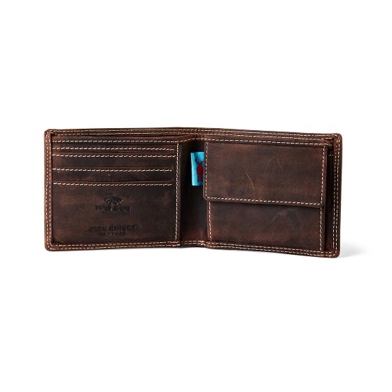 Jack Kinsky Baltimore 109 Porte-monnaie Protection RFID Cuir 12 cm