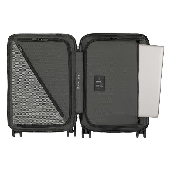 Victorinox Airox Advanced 4 roulettes Trolley de cabine S 55 cm Compartiment pour ordinateur portable avec soufflet d'extension