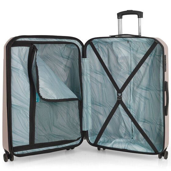 Gabol Mercury 4 roulettes Trolley L 76 cm avec soufflet d'extension