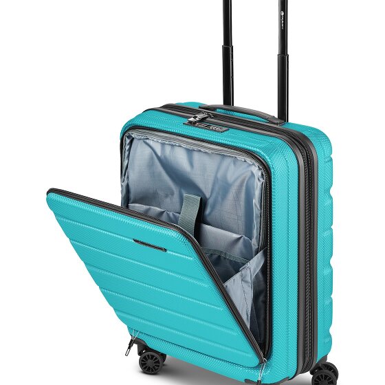Franky Munich 4.0 4 roues Valise cabine 55 cm Compartiment ordinateur avec soufflet d'extension