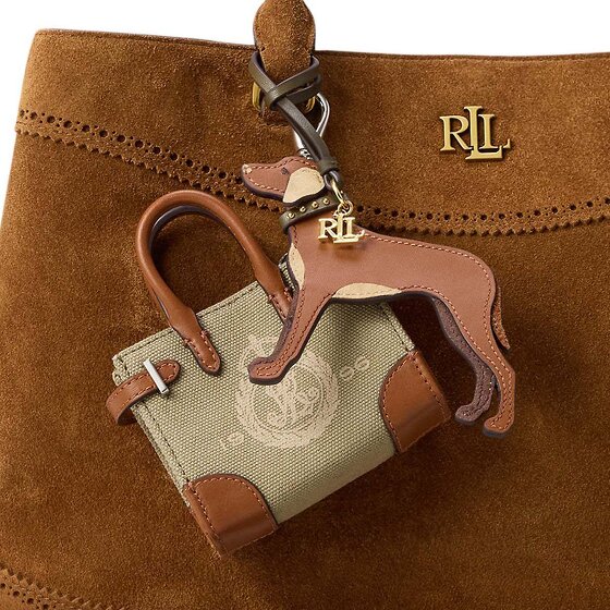 Lauren Ralph Lauren Viszla étiquette de sac en cuir 10 cm