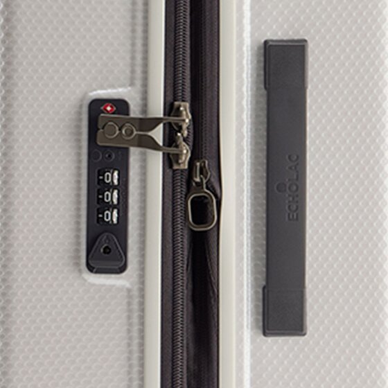 Echolac Logic Pro 4 roulettes Set de valises 3 pièces avec soufflet d'extension