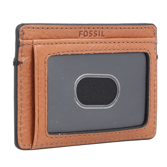 Fossil Étui en cuir pour cartes de crédit Bronson 10 cm
