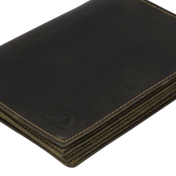 Greenburry Étui à documents vintage en cuir 12 cm