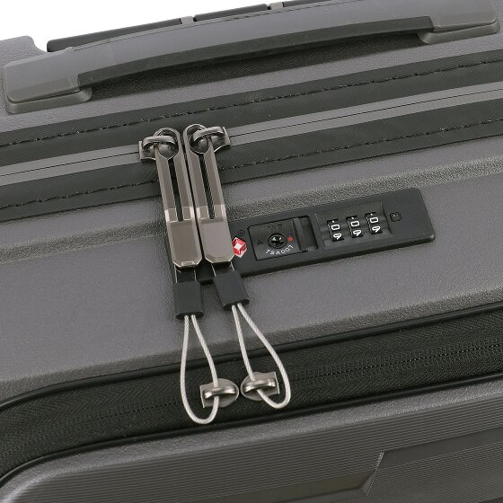 Travelite Air Base 4 roulettes Trolley de cabine 55 cm Compartiment pour ordinateur portable