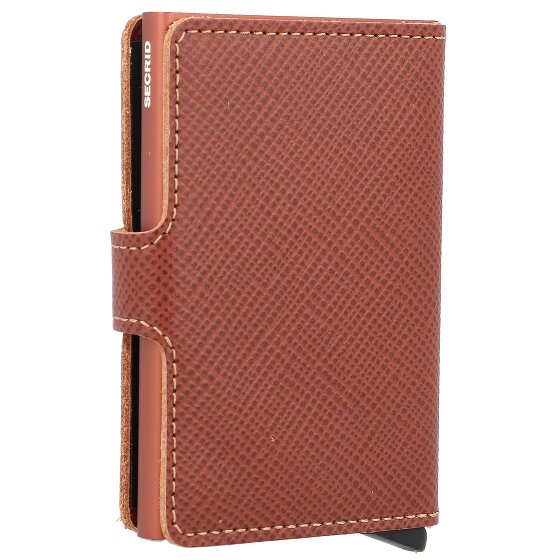 Secrid Miniwallet Saffiano Porte-cartes de crédit RFID en cuir 6,5 cm