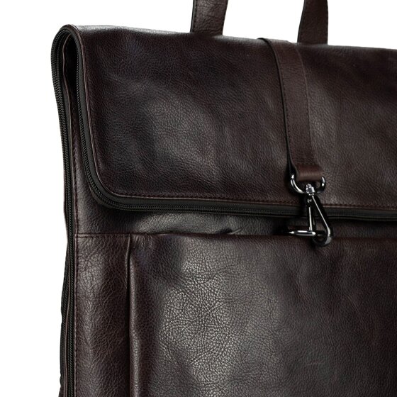 Jost London Daypack Cuir véritable 44 cm Compartiment ordinateur