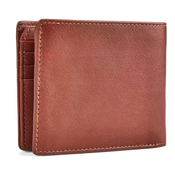 Piquadro Victor Porte-monnaie Protection RFID Cuir véritable 11 cm