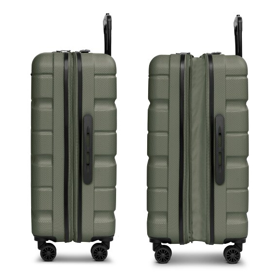 Franky Munich 4.0 4 roulettes Trolley L 76 cm avec soufflet d'extension