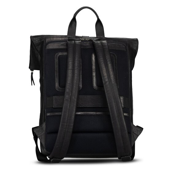 Jost Glasgow Daypack Protection RFID Cuir véritable 42 cm Compartiment ordinateur