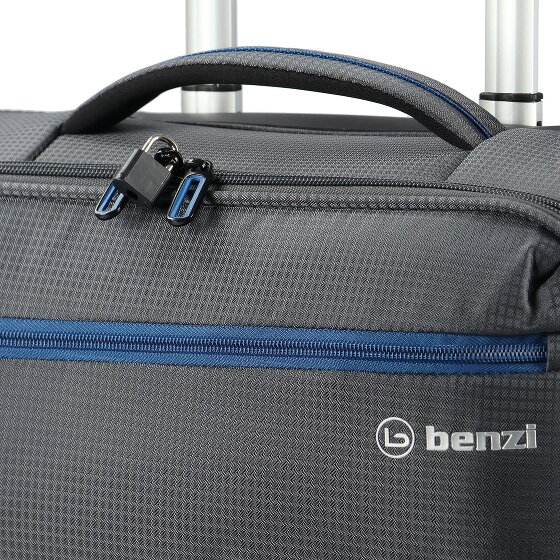 Benzi 5825 4 roulettes Trolley de cabine 55 cm avec soufflet d'extension