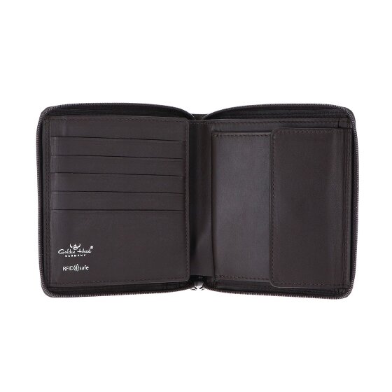 Golden Head Porte-monnaie Polo RFID en cuir 10,5 cm
