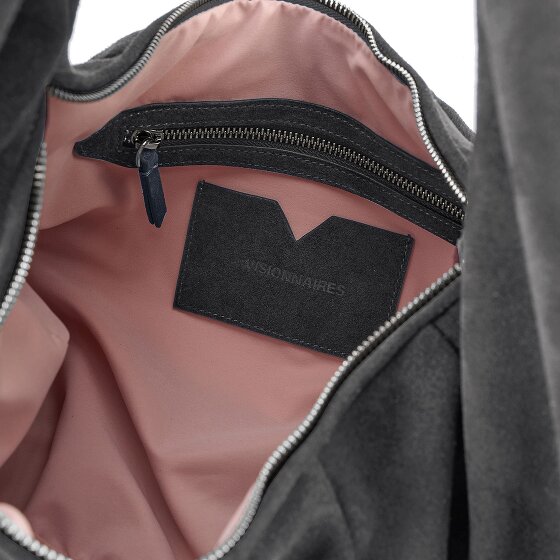 LES VISIONNAIRES Greta Essential Sac à bandoulière Cuir véritable 43 cm