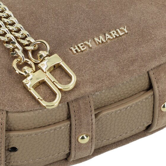Hey Marly Lifetime Sister Suede Sac à bandoulière Cuir véritable 25 cm