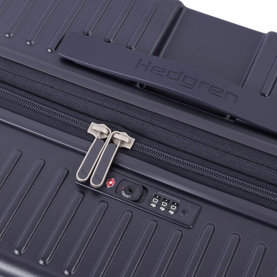 Hedgren Raku 4 roulettes Trolley 65.5 cm avec soufflet d'extension