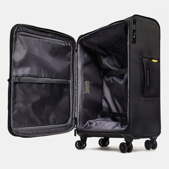 Mandarina Duck Zephyr 4 roues Valise cabine M 67 cm avec soufflet d'extension