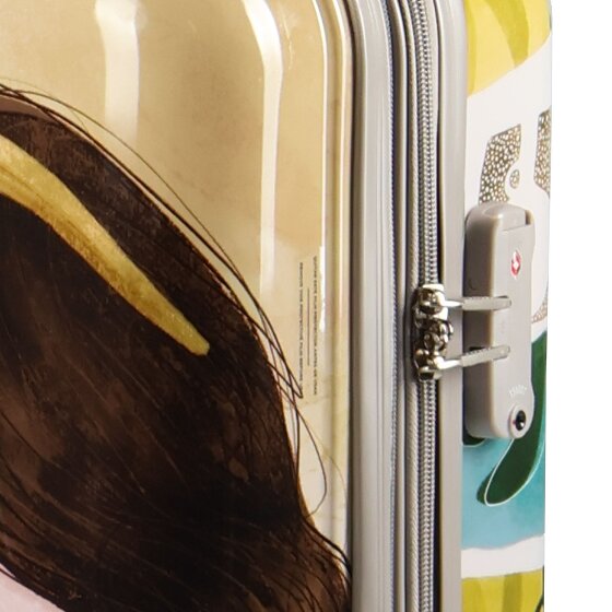 Anekke Muse 4 roulettes Trolley de cabine 55 cm avec soufflet d'extension