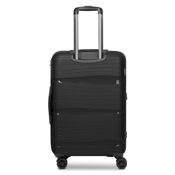 d&n Travel Line 4300-Plus 4 roulettes Trolley M 65 cm avec soufflet d'extension