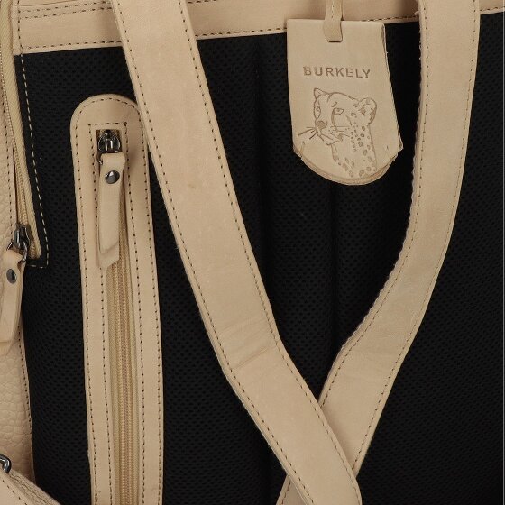 Burkely Casual Carly Daypack Cuir véritable 30 cm Compartiment ordinateur