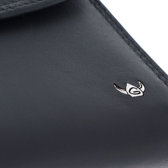 Golden Head Polo Porte-monnaie Protection RFID Cuir véritable 12 cm