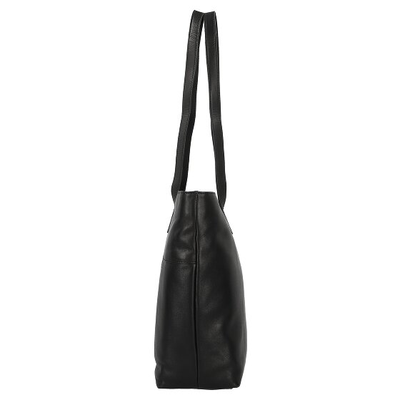 Greenburry Pure Black Sac de shopper Cuir 35 cm Compartiment pour ordinateur portable