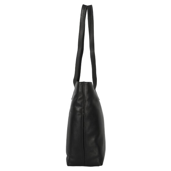 Greenburry Pure Black Sac de shopper Cuir 35 cm Compartiment pour ordinateur portable