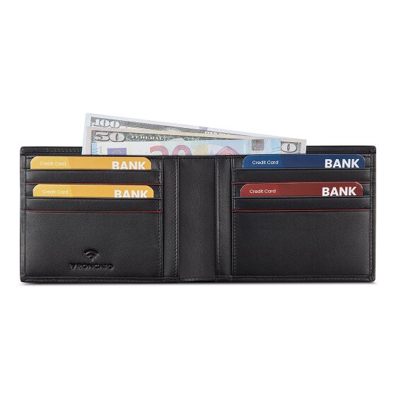 Roncato Detroit Porte-monnaie Protection RFID Cuir 12.5 cm