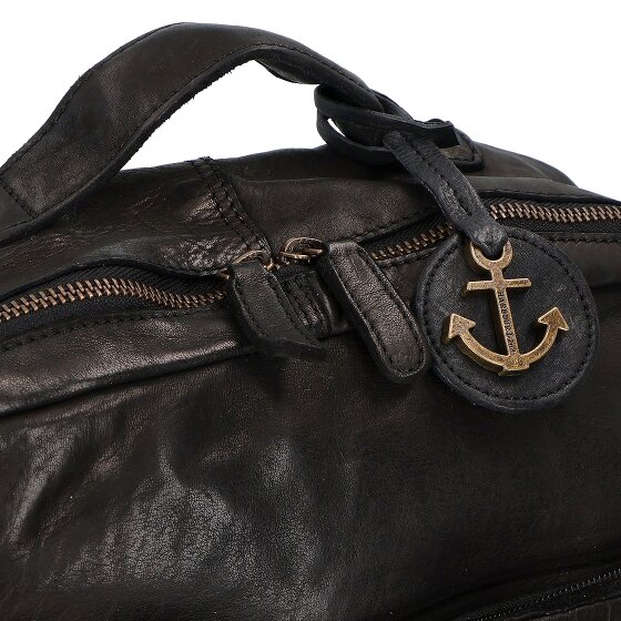 Harbour 2nd Blake Daypack Cuir véritable 38 cm Compartiment ordinateur