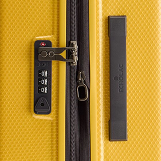 Echolac Logic Pro 4 roulettes Set de valises 3 pièces avec soufflet d'extension