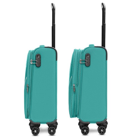 Stratic taska 4-roues trolley cabine S 55 cm avec soufflet d'extension
