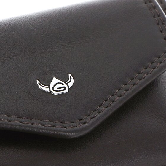 Golden Head Polo Porte-monnaie Protection RFID Cuir véritable 10 cm