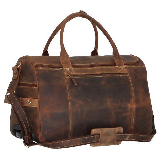 Greenburry Vintage 2 roulettes Sac de voyage Cuir 32 cm