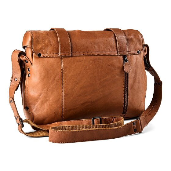 aunts & uncles Grandma's Luxury Club Porte-documents Messenger Cuir véritable 34 cm Compartiment ordinateur