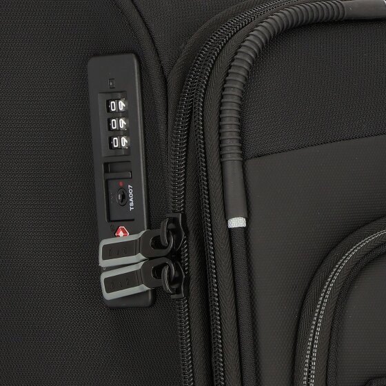 d&n Travel Line 9504 4 roulettes Trolley M 67 cm avec soufflet d'extension