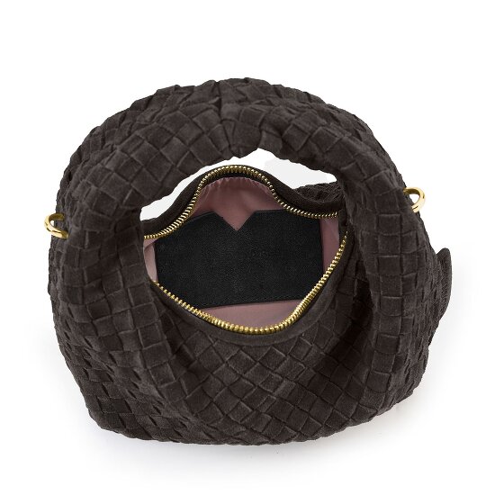 LES VISIONNAIRES Greta Micro weave Sac à main Cuir véritable 20 cm