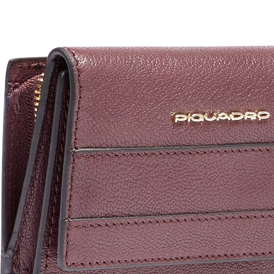 Piquadro Patricia Porte-monnaie Protection RFID Cuir 9 cm