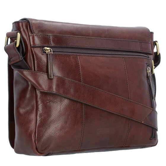 Leonhard Heyden Cambridge Messenger en cuir, 32 cm, compartiment pour ordinateur portable