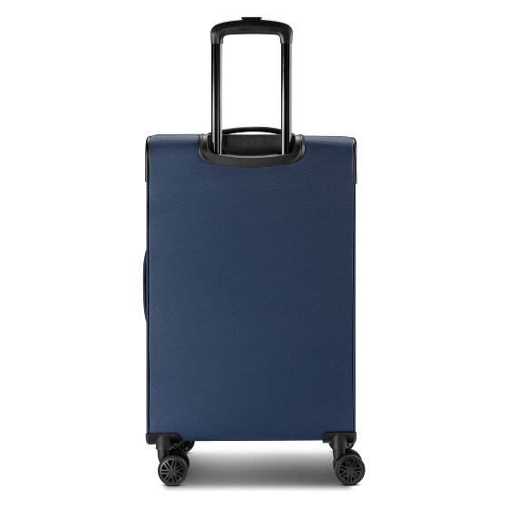 bugatti Valencia Soft 4 roues Set de valises 3 pièces avec soufflet d'extension