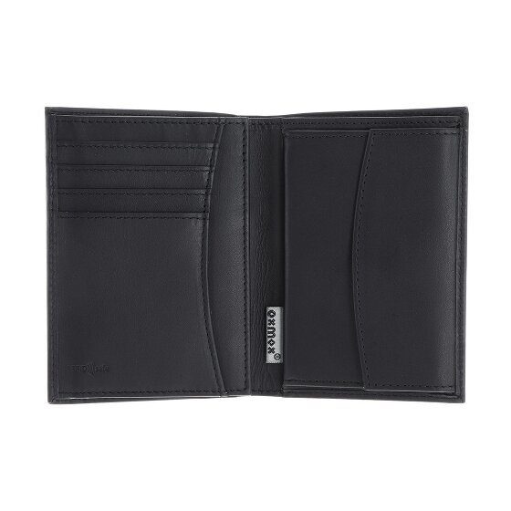 oxmox Leather Porte-monnaie Protection RFID Cuir véritable 13 cm