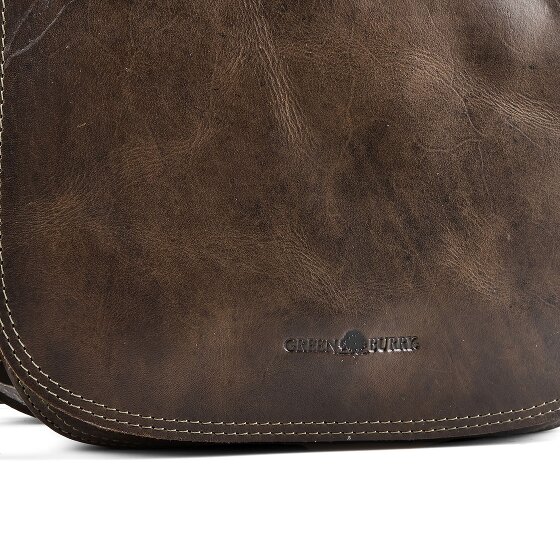Greenburry Vintage Sac à bandoulière Cuir véritable 30 cm