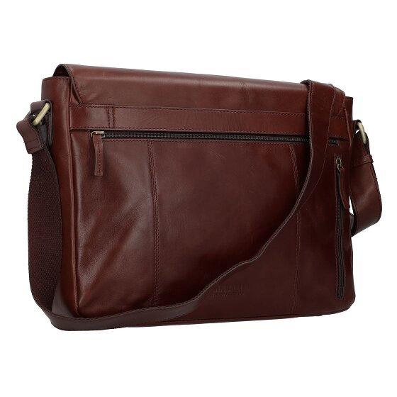 Leonhard Heyden Cambridge Messenger en cuir, 38 cm, compartiment pour ordinateur portable
