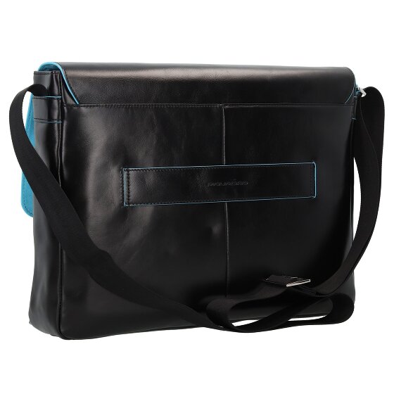Piquadro Blue Square Messenger en cuir 37 cm Compartiment pour ordinateur portable
