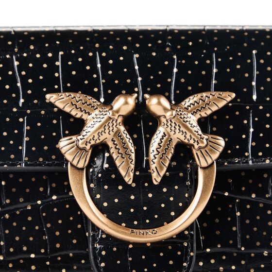 PINKO Love One Portefeuille d'embrayage Cuir véritable 19 cm