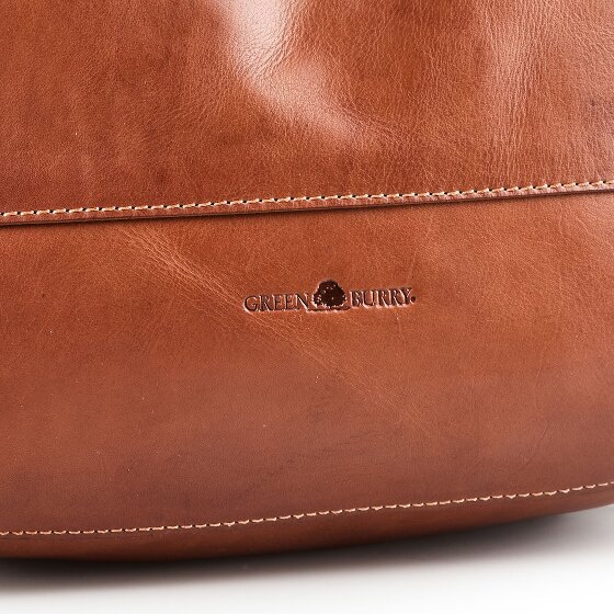 Greenburry Newport Sac à bandoulière Cuir véritable 32 cm
