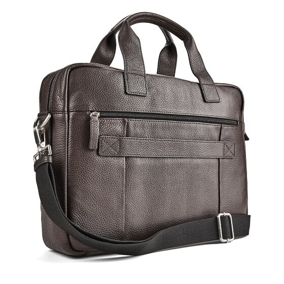 Strellson Kennington Attaché-case Cuir véritable 40 cm Compartiment ordinateur