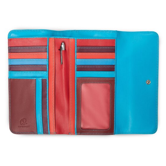 Mywalit Tri-fold Zip Wallet Porte-monnaie en cuir 17 cm