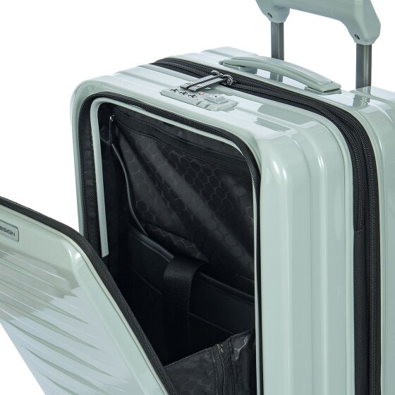 Porsche Design Roadster 4 roulettes Trolley de cabine S 55 cm Compartiment pour ordinateur portable avec soufflet d'extension