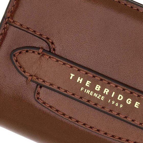 The Bridge Lucrezia Porte-monnaie Protection RFID Cuir véritable 12 cm